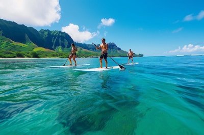 North Shore Stand-Up Paddleboard Lesson<b></b> in Oahu