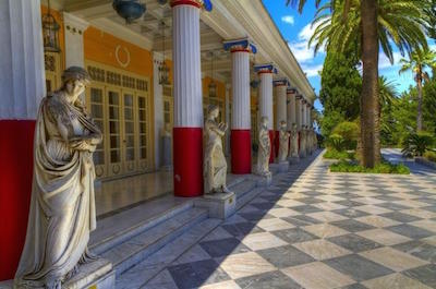 Achillion Palace in Corfu