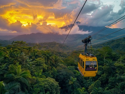 Aerial Tram and Zipline Tour from Jaco in Jaco