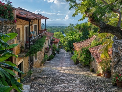 Altos de Chavon village  in La Romana
