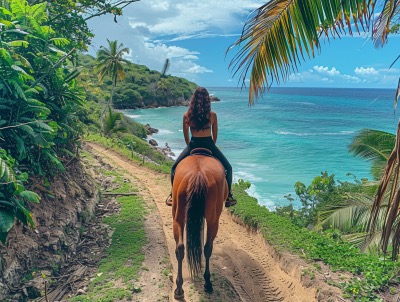 Amber Cove Excursion: Horseback Ride and Tropical Garden Tour