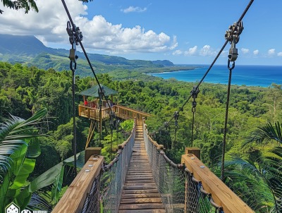 Amber Cove Private Shore Excursion: Zipline and Tropical Petting Zoo