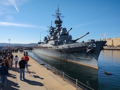 Battleship USS Iowa Museum in Los Angeles