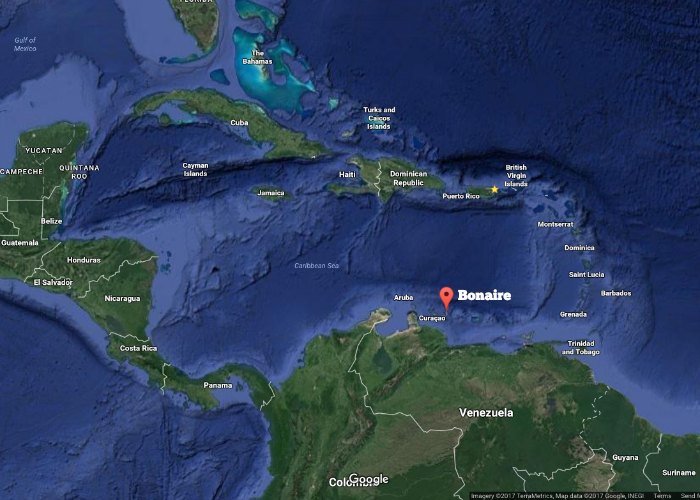 Bonaire map