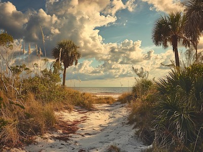 Caladesi Island State Park in Tampa