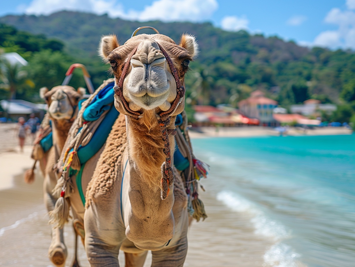 Camel riding in Ocho Rios