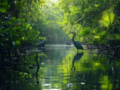 Caroni Bird Sanctuary in Trinidad and Tobago