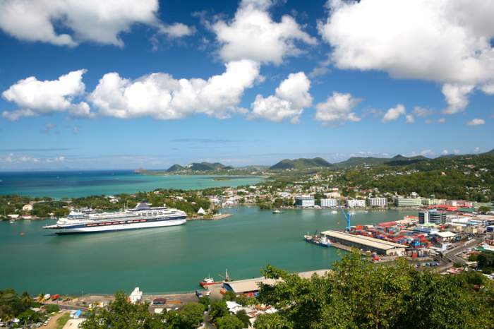 Castries - capital of St. Lucia