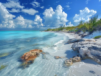 Chalk Sound in Providenciales, Turks and Caicos