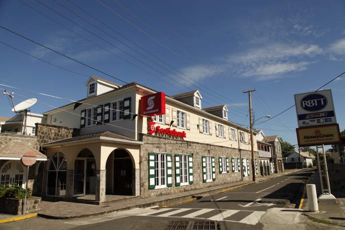 >Charlestown, capital of Nevis