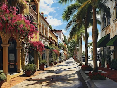 Clematis Street in West Palm Beach