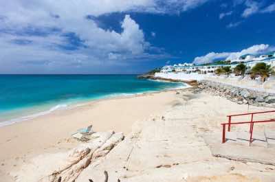 Cupecoy Bay Beach in St Maarten