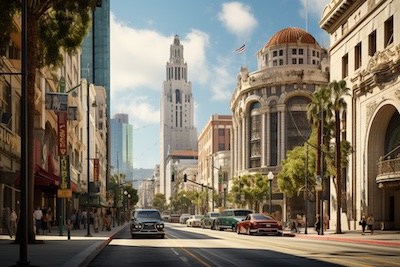 Downtown Historic District in Los Angeles