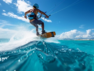 Flyboarding and Kiteboarding in Providenciales, Turks and Caicos