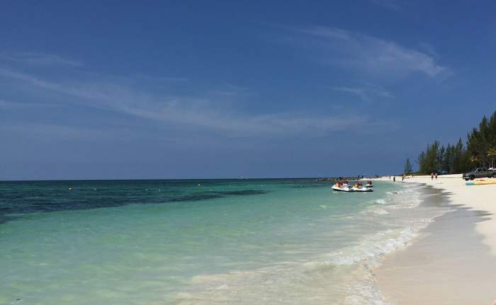 Beach in Freeport, Bahamas