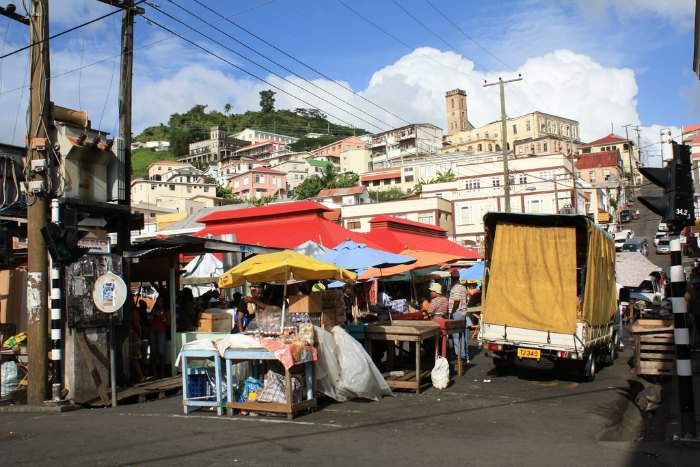Grenada spice market