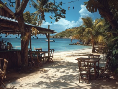 Happy Island Bar in St. Vincent and The Grenadines