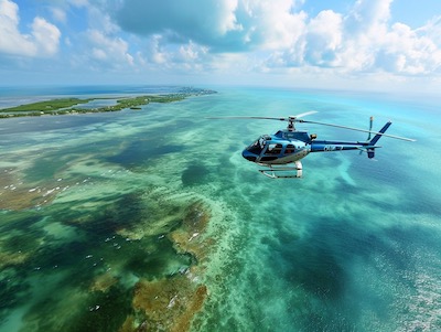Helicopter tours in Key West