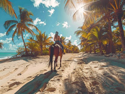 Horseback riding in Puerto Plata