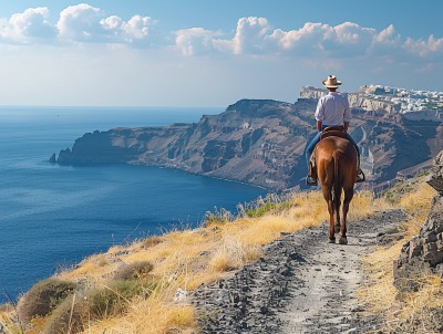  horseback riding santorini