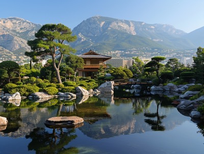 Japanese Gardens in Monaco