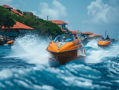 Jet Boats and Speed Boats in Curacao