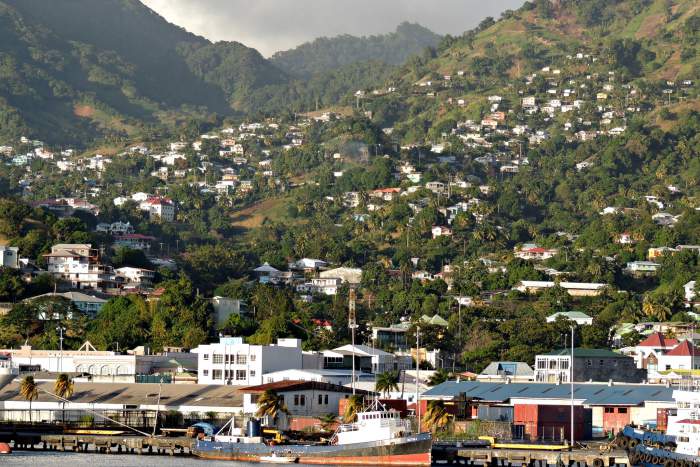 Kingstown, capital of St. Vincent and The Grenadines