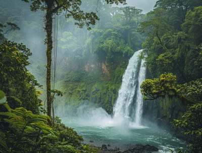 La fortuna waterfalls in Arenal