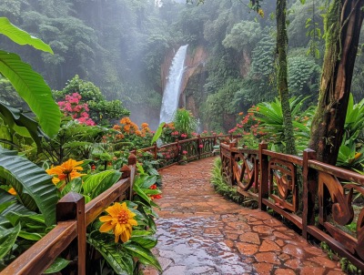 La Paz Waterfall Gardens in Costa Rica
