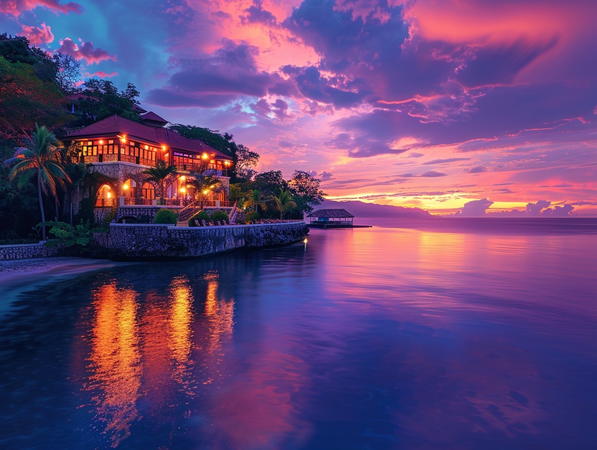 Luminous lagoon in Montego Bay