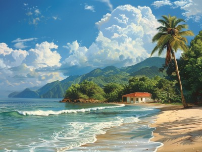 Maracas Bay in Trinidad and Tobago