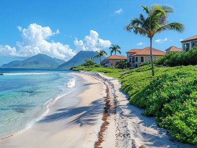 Marriott Royal Beach Luxury Beach Day Pass in St. Kitts