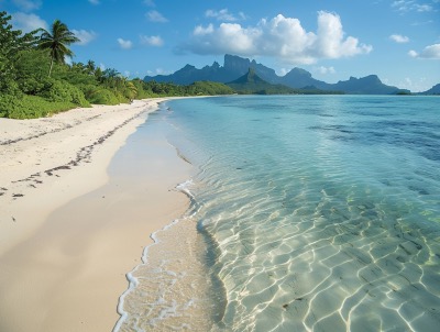 Matira Beach in Bora Bora