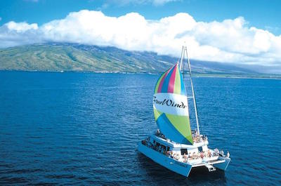 Molokini Sail and Snorkel Adventure Glass Bottom Catamaran in Maui