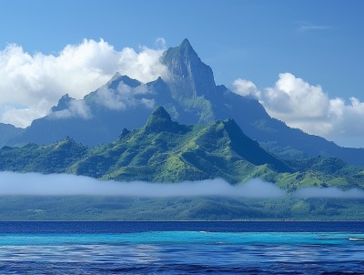 Mount Pahia in Bora Bora