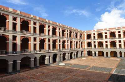 Courtyard for Museo de Las Americas by Mark K. Photo of Museo de Las Américas - San Juan, Puerto Rico, El Museo está localizado en el segundo piso del antiguo Cuartel de Ballajá en el Viejo San Juan. El Cuartel es la última construcción militar con carácter monumental del imperio español en América. Founding date Report/5(14).