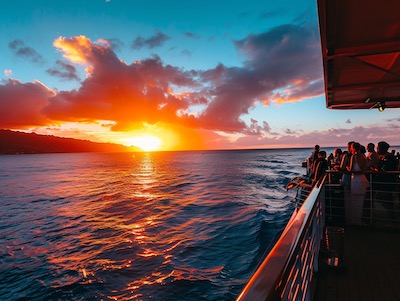 Oahu Luxury Sunset Dinner and Jazz Cruise