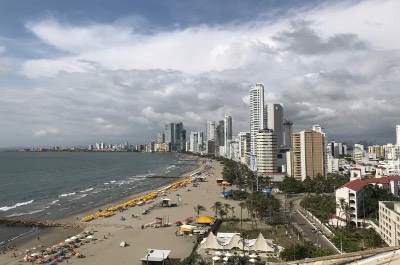Playa de Bocagrande in Cartagena