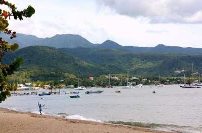 Purple  Beach in Dominica