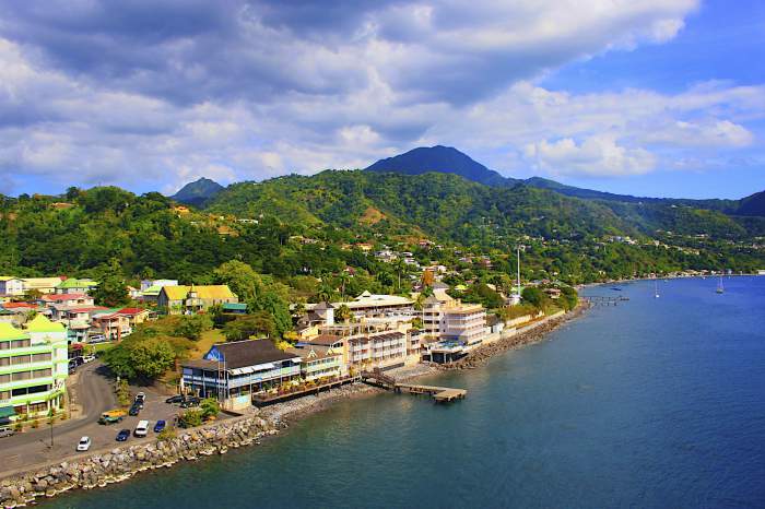 Roseau - capital of Dominica