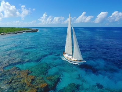 Sailing in Cozumel
