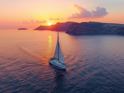 santorini sailing tours