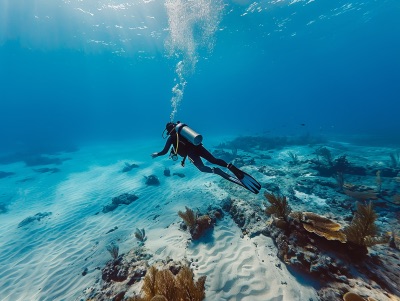 Scuba diving in Cancun