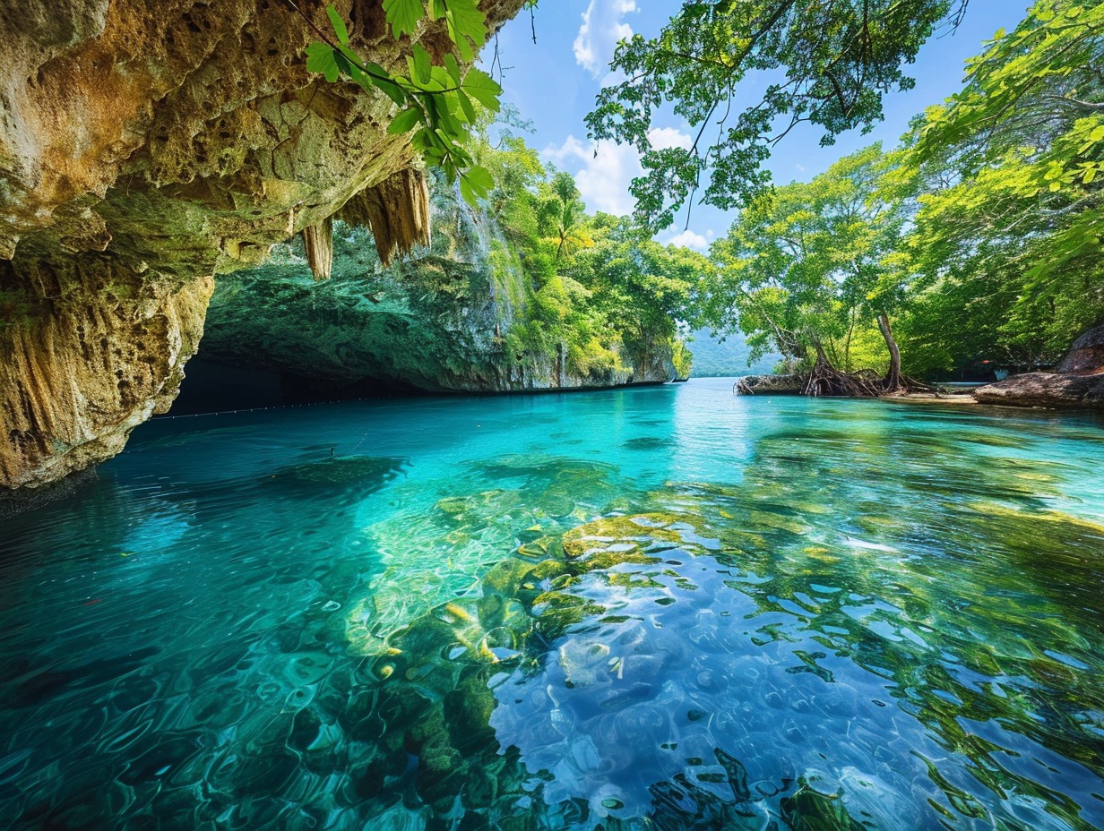 Montego Bay Shore Excursion: Blue Hole and Secret Falls Express plus Shopping