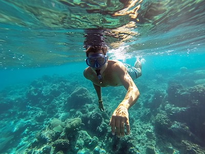 Snorkeling in Kauai