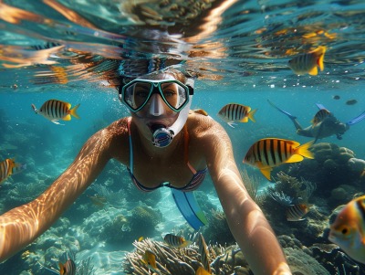 Snorkeling in St. Martin