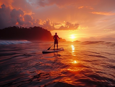 Stand Up Paddleboarding in Manuel Antonio