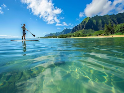 Stand Up Paddleboarding In Oahu