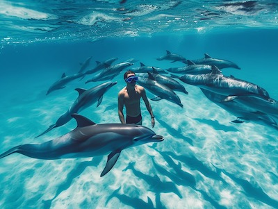 Freeport Bahamas  xSwim with Dolphins