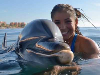 Swimming with Dolphins in Cabo San Lucas